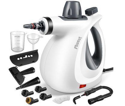 Tlakový ručný parný čistič s 12 nadstavcami – multifunkčný na všetky povrchy