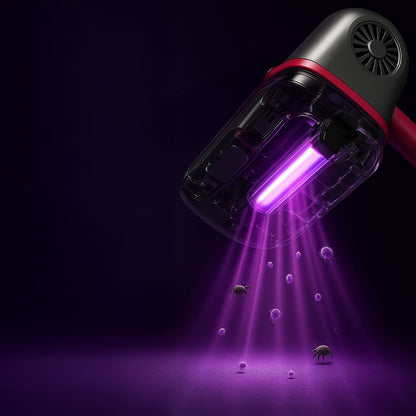 Bezdrôtový UV-C vysávač na matrace – Hĺbkové čistenie bez alergénov