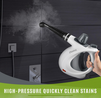 Tlakový ručný parný čistič s 12 nadstavcami – multifunkčný na všetky povrchy