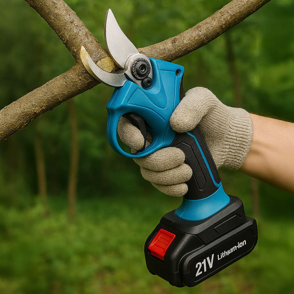 Akumulátorové elektrické nožnice + 2 batérie 21V