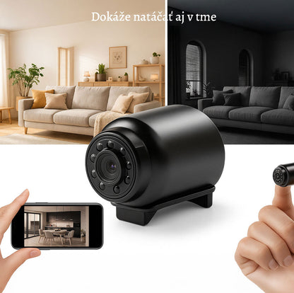 Mini špionážna WiFi kamera 1080P – diskrétna, výkonná a jednoduchá na používanie